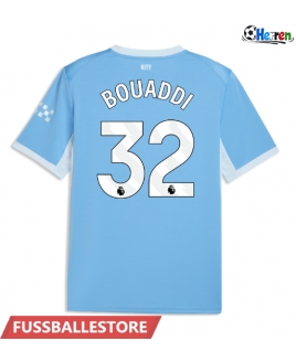 Günstige Manchester City Ayyoub Bouaddi #32 Heimtrikot 2026-27 Kurzarm
